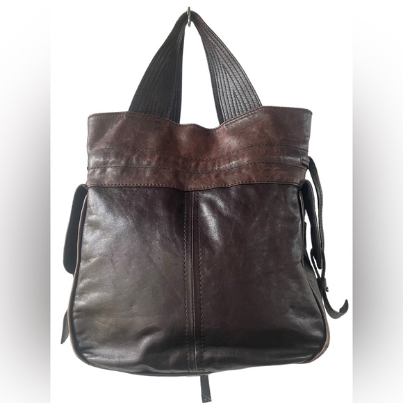 Francesco Biasia Black Leather Designer
Bag. Hobo Bag, Tote - Picture 7 of 16
